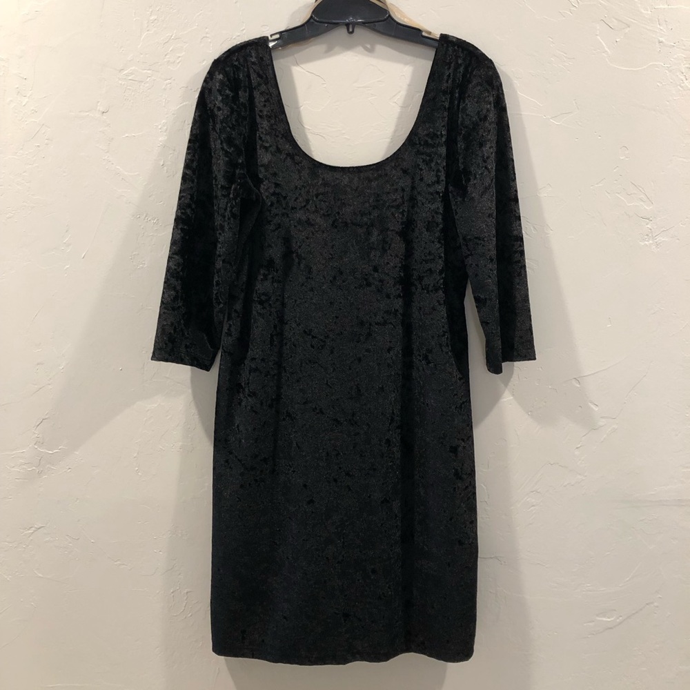 Black Velvet Dress